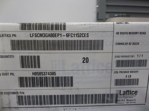 LATTICE Leaded FPGA SCM80 BGA1152-6 Speed,LFSCM3GA80EP1-6FC1152CES -Qty 20