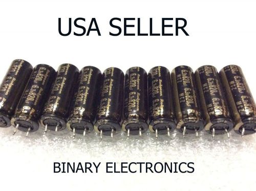 10pcs Rubycon 820uF 6.3v MCZ Motherboard Capacitors LOW ESR 30-006 USA Seller