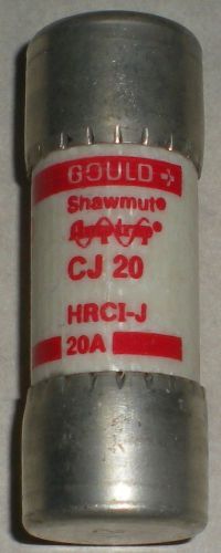 ELECTRICAL FUSE GOULD SHAWMUT AMP-TRAP CLASS J 20A 20 AMP 600V HRCI-J CJ20 NEW