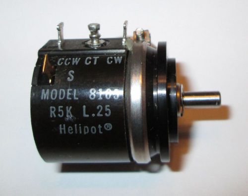 HELIPOT MINIATRE PRECISION POTENTIOMETER 5K OHM W/TAP 10-TURNS  SERVO MOUNT  NOS