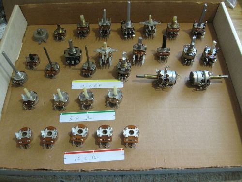 60 New Old Stock Potentiometers Kit