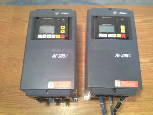 GE AF 300B DRIVE 6VAF343002B A2 2HP OUTPUT 460V 9AMPS 3 PH LOT OF 2