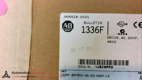 ALLEN BRADLEY 1336-BRF200-AN-EN SERIES A DRIVE, NEW