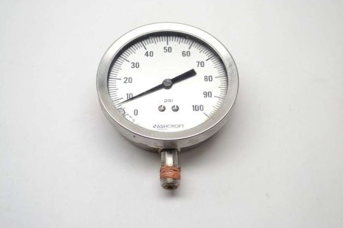 ASHCROFT 238A460-02 DURALIFE LIQUID FILLED REV E PRESSURE GAUGE B401484