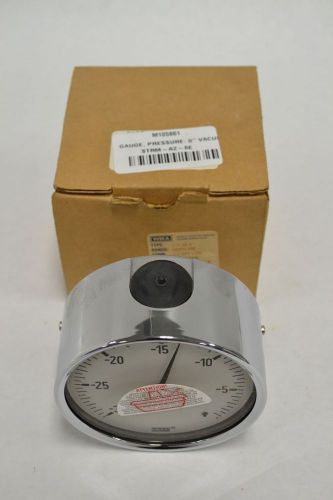 New wika 213.40 liquid 30in hg vac npt pressure 4 in 1/4 in gauge b205896 for sale