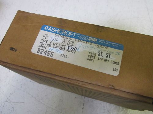 ASHCROFT 451320A02L GAUGE *USED*