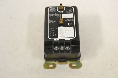 Setra c264 transducer 0-2.5in wc low pressure 24v-dc transmitter b304235 for sale
