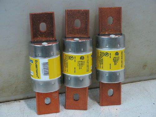 3 BUSSMANN LPJ-400SP DUAL-ELEMENT TIME-DELAY FUSES, 400 A, 600 VAC/300 VD