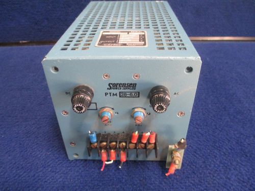 #m232 sorensen ptm 28-6.0 power supply for sale