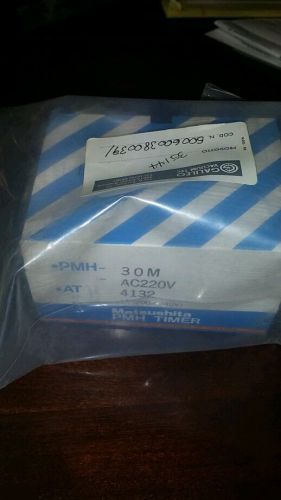 Matsushita PMH-30M-AC220V AT4132 PMH Timer  *NEW in Box*