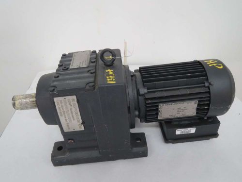 Sew eurodrive r67 1hp 330/575v-ac 1700rpm gear 137.67:1  electric motor b440107 for sale