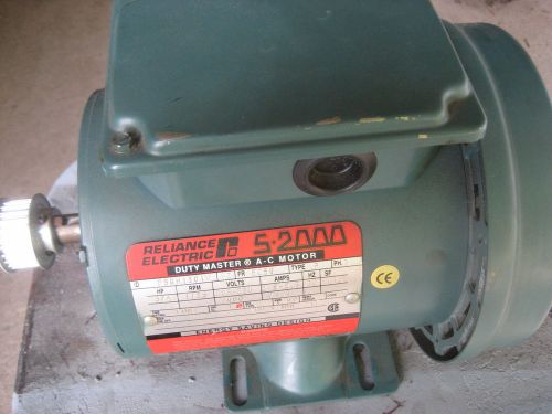 Reliance Electric 3/4 HP 1725 RPM 3PH Motor USA