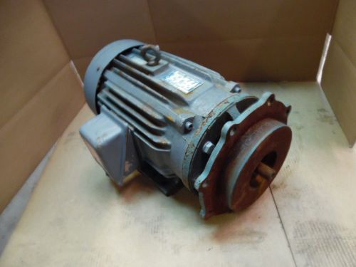 MAGNETEK 10 HP ENERGY EFFICIENT MOTOR, FR F215JM, RPM 3455, V 230/460, USED