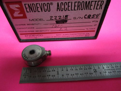 ENDEVCO 2221E PIEZOELECTRIC ACCELEROMETER CALIBRATION VIBRATION