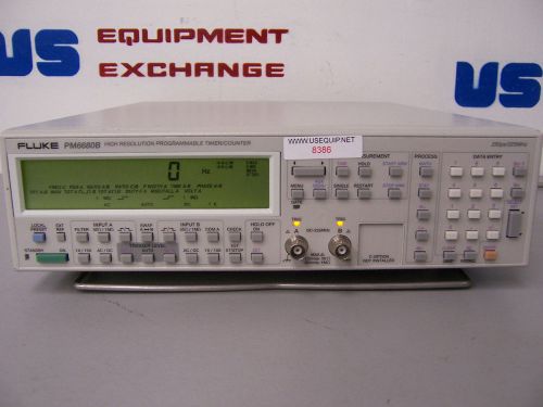 8386 fluke pm6680b high resolution programmable timer / counter for sale