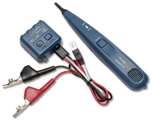 Fluke Networks Analog Tone Probe Kit Phone Data Jack Ports Telephone Test Tool