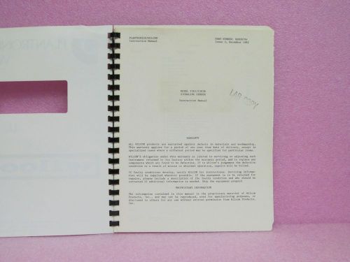 Wilcom Manual T303/T303B Signaling Sender instruction manual w/schematics