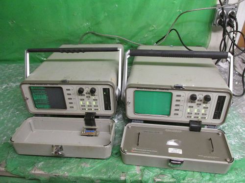 Lot of 2 Laser Precision TD-2000 OTDR Fiber Fault Finder For Parts