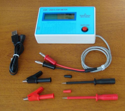 Capacitor/Capacitance ESR/DCR IN-Circuit Inductance Resistance Meter