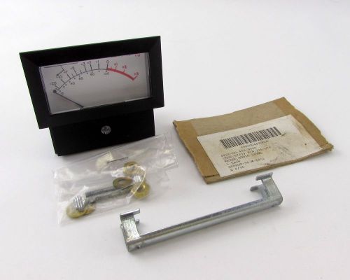 Beede 315-078 Audio VU Meter - Range: -20 to +3, NSN: 6625-00-489-0600 *NOS*