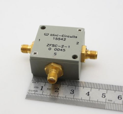 MiniCircuits microwave 2way 50:50 Splitter Combiner 5-500MHz SMA ZFSC-2-1