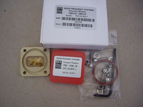 Pressure Window RFS Radio Frequency Systems PBR120/UBR120 PW120-BW-1 NEW