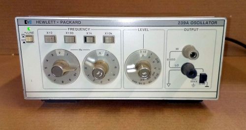 HP 239A ULTRA LOW DISTORTION OSCILLATOR KEYSIGHT AGILENT