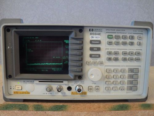 HEWLETT PACKARD 8594E SPECTRUM ANALYZER **AS IS**