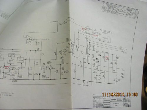 CONRAC MANUAL ANB: Data Display Monitor - Service w/schematics, product #19292