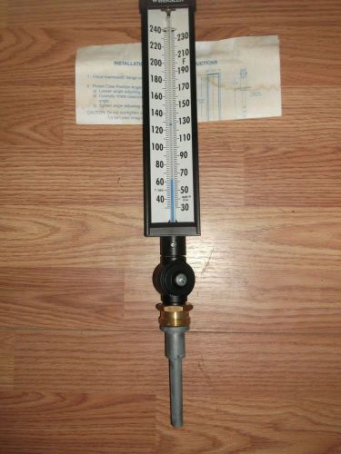 WEKSLER INDUSTRIAL THERMOMETER 30-240F ***NIB***