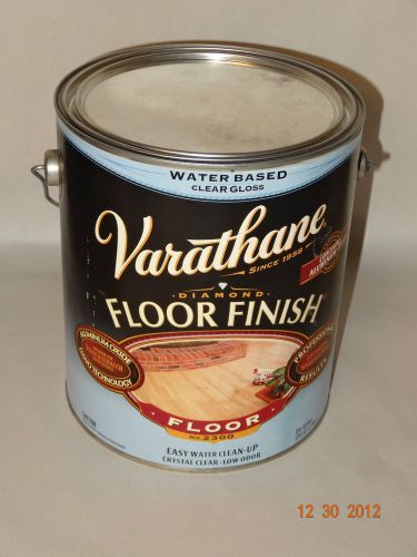 VARATHANE 230031 1 GALLON  GLOSS CRYSTAL CLEAR DIAMOND WATER BASED FLOOR FINISH