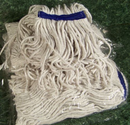 4 INDUSTRIAL MOP HEADS Heavy Duty .88 pound New head