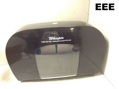 NIB Whisper 7&#034; Twin JBT Tissue Dispenser JT207-35 Black