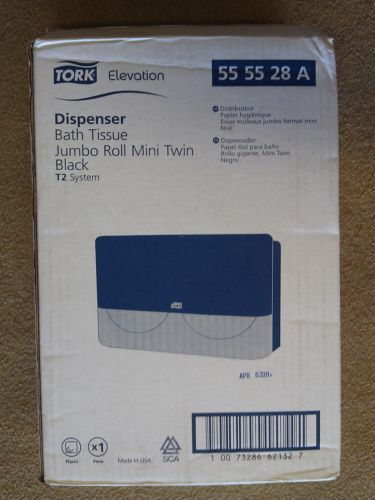 Tork commercial bath tissue dispenser jumbo twin 555528a new in box for sale