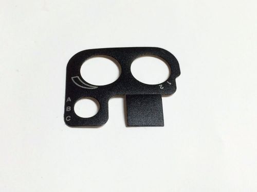 Motorola escutcheon ht1000 2 channel top label model 1305872u02 for sale