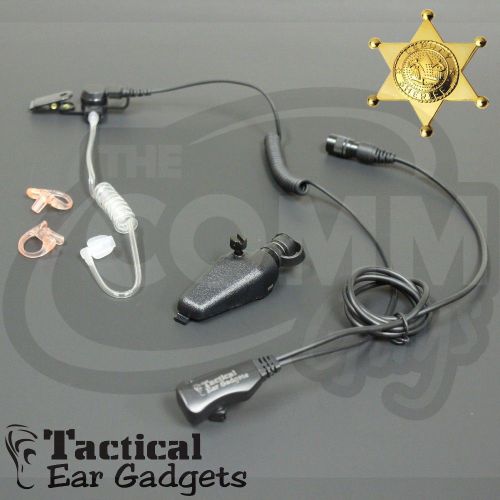 HAWK Lapel Mic Earpiece Kenwood TK5210 TK2180 TK3180 NX200 NX300 Police Radio