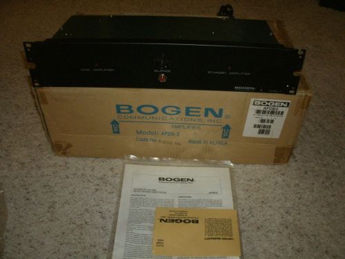 Bogen AFDS-2 Automatic Failure Detector/Amplifier - New !!