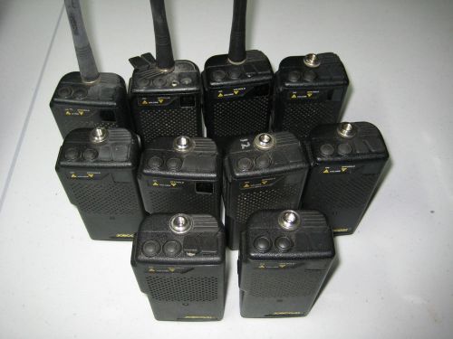 LOT OF 10 JOBCOM Mixed  TWO WAY RADIOS