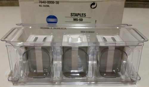 NEW Konica Minolta Staples MS-5D 7640-0008-38 3 Cartridges NIB