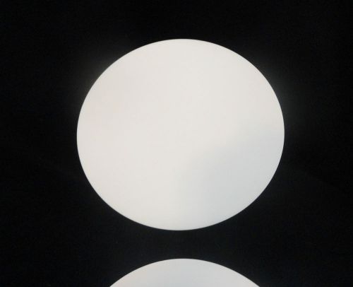 LARGE 12+ INCH DIAMETER THIN HIGH PURITY ROUND ALUMINA CERAMIC SETTER PLATE DISK