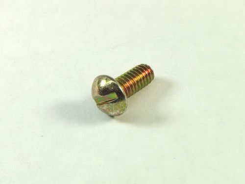 (CS-800-011) Slotted Round Head Screw 12-24 x 1/2&#034; Zinc Yellow