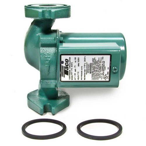 TACO 007-F5-8IFC CAST IRON CARTRIDGE CIRCULATOR PUMP W/IFC (ROTATED FLANGE)