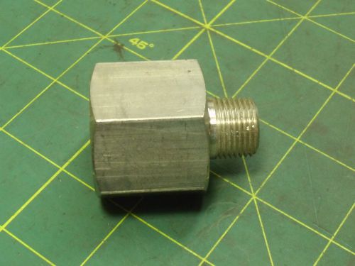 HYDRAULIC FITTING C3209X6X12 3/8 NPT X 3/4 NPT STAINLESS STEEL  #51464