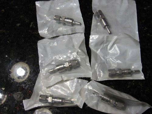 Lot of 6 Swagelok Quick Connect Stem, QC4 x  1/4 ” FNPT, SS-QC4-S-400, 1 Each, NOS.