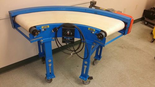 Jantech 90 degree belted conveyor