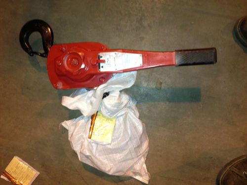 (1) Used lift tested 3 Ton CM Lever Hoist - 653 Series Come Along 10 ft lift