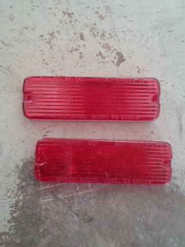 (2) Whelen Flatlighter Dashmiser FL220 RED lens