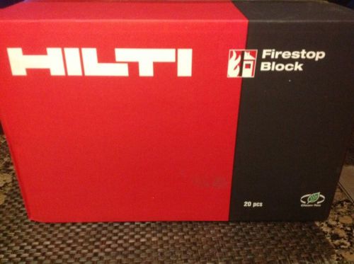 Hilti Firestop blocks CFS-BL #2030030 cate qty 20