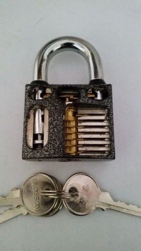 Cutaway Pin-Tumber Padlock Practice/Training Padlock