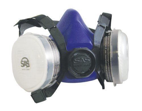 SAS Safety 8671-93 Bandit R95 Disposable Dual Cartridge Respirator, Large